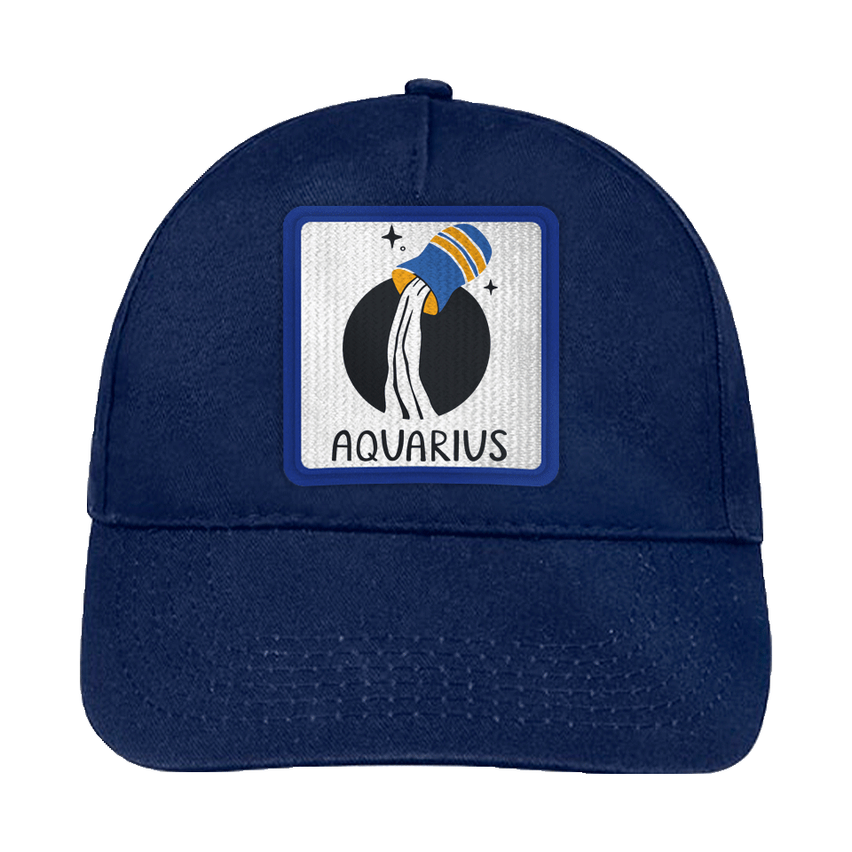 Gorra infantil con parche Acuario
