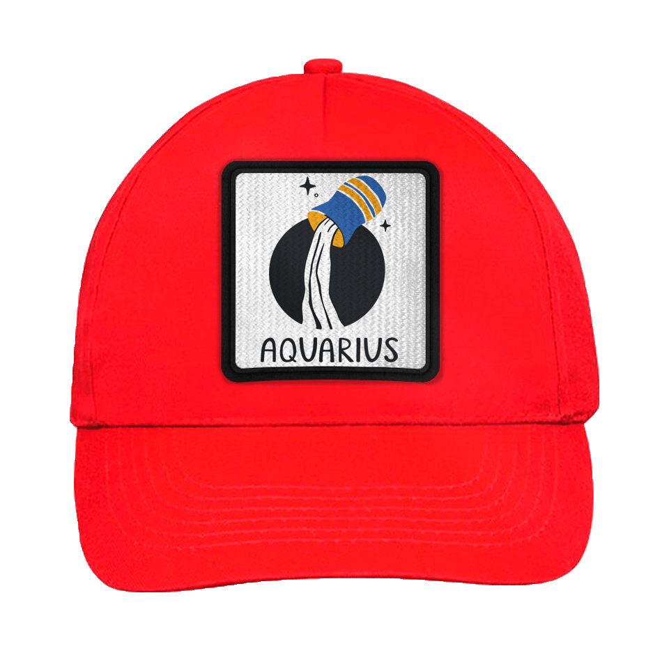 Gorra infantil con parche Acuario