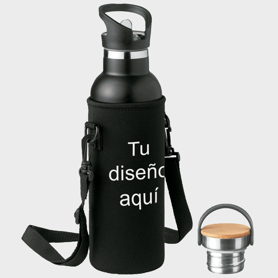 Botella térmica con funda 700 ml personalizada