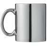 Taza con acabado metálico personalizada
