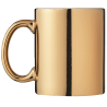 Taza con acabado metálico personalizada