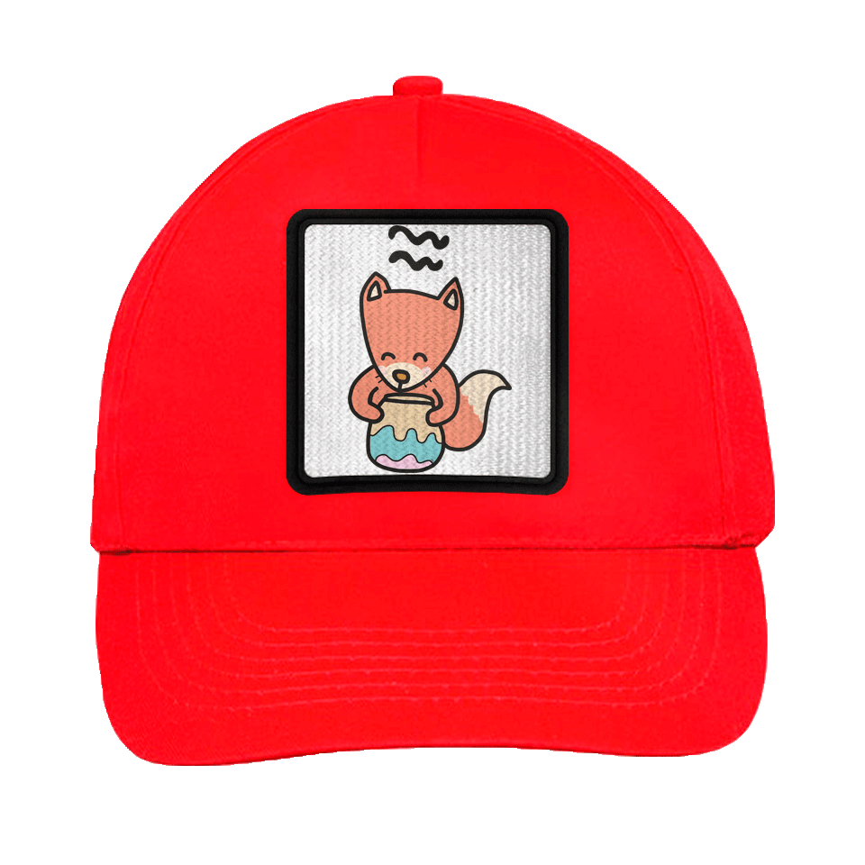 Gorra infantil con parche Dibujo Acuario