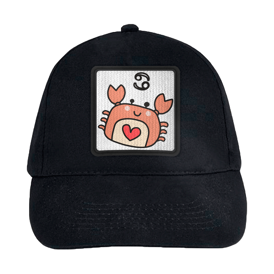 Gorra infantil con parche Dibujo Cáncer