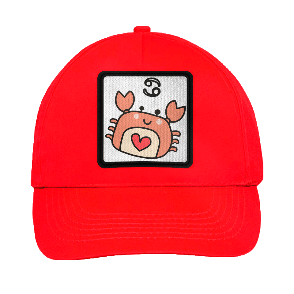 Gorra infantil con parche Dibujo Cáncer