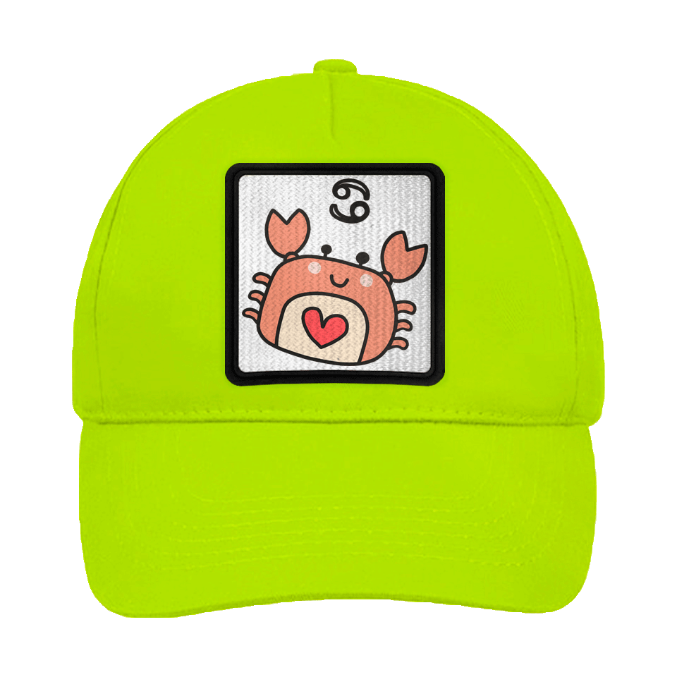 Gorra infantil con parche Dibujo Cáncer