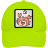 Gorra infantil con parche Dibujo Cáncer
