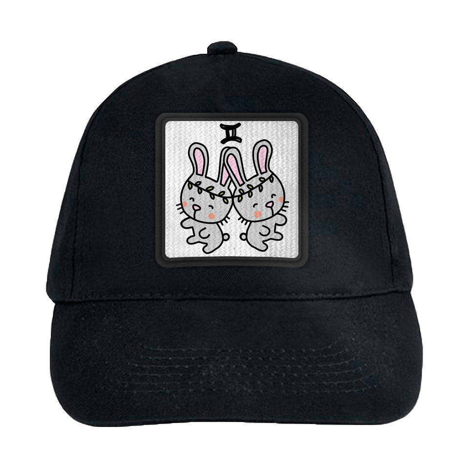 Gorra infantil con parche Dibujo Géminis