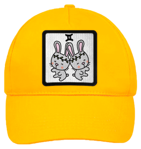 Gorra infantil con parche Dibujo Géminis