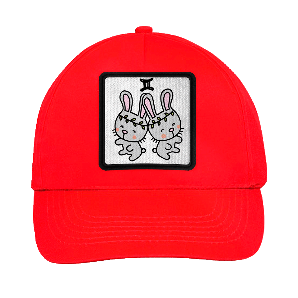 Gorra infantil con parche Dibujo Géminis