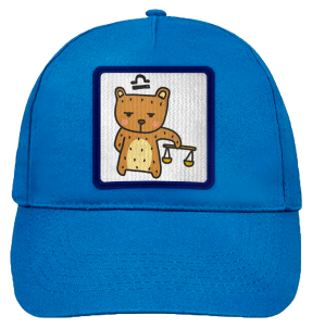 Gorra infantil con parche Dibujo Libra