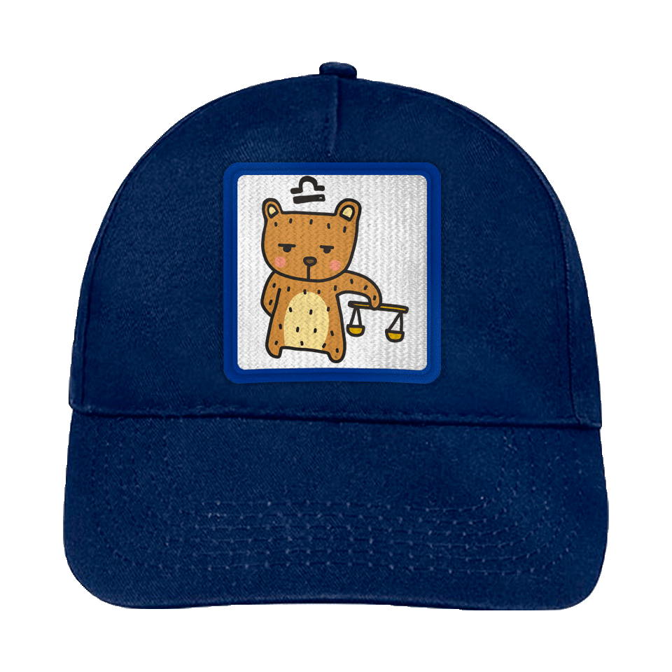 Gorra infantil con parche Dibujo Libra