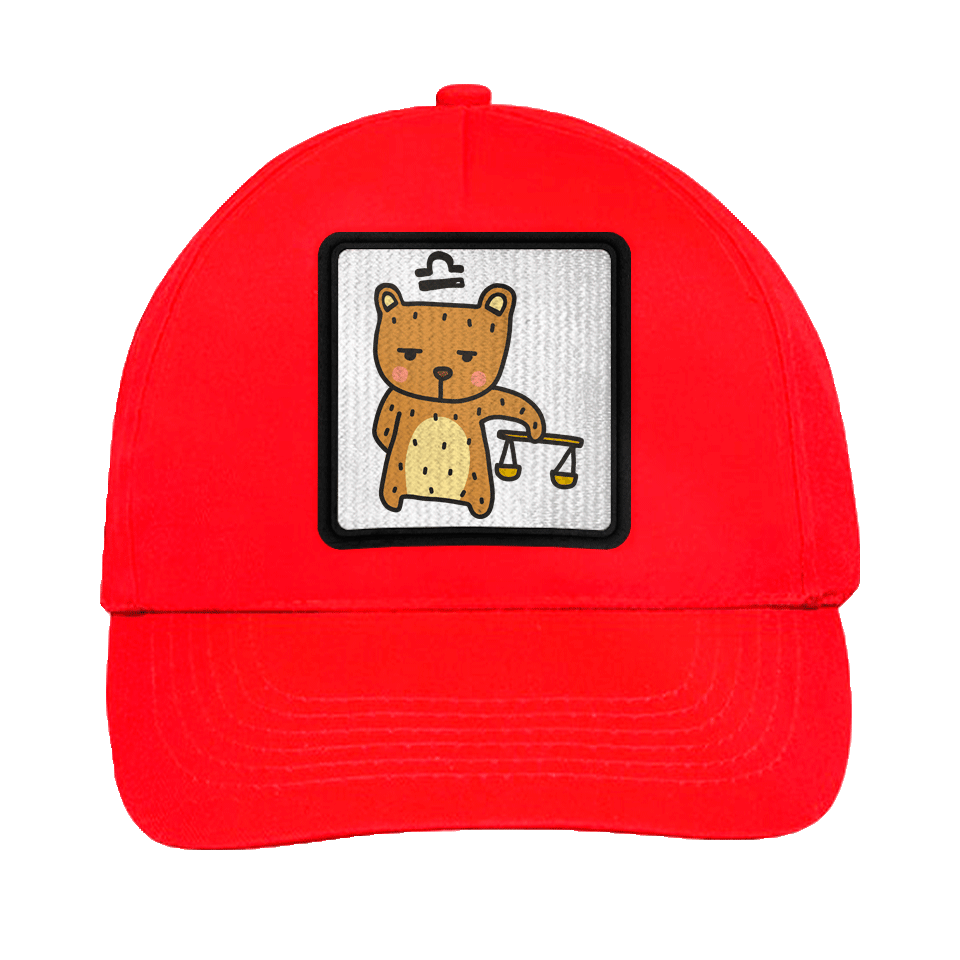 Gorra infantil con parche Dibujo Libra