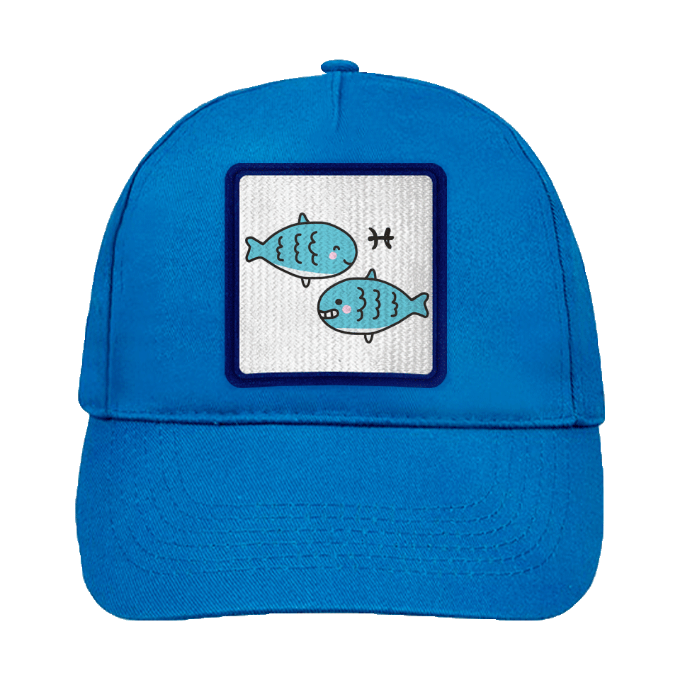 Gorra infantil con parche Dibujo Piscis