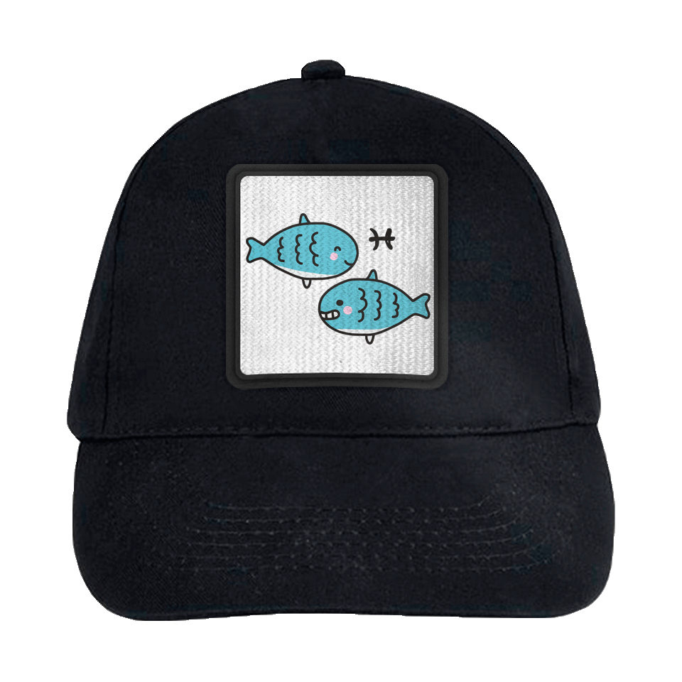 Gorra infantil con parche Dibujo Piscis