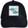 Gorra infantil con parche Dibujo Piscis