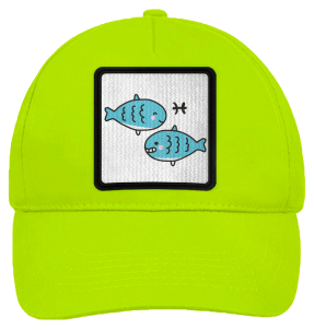 Gorra infantil con parche Dibujo Piscis