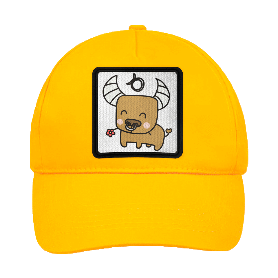Gorra infantil con parche Dibujo Tauro