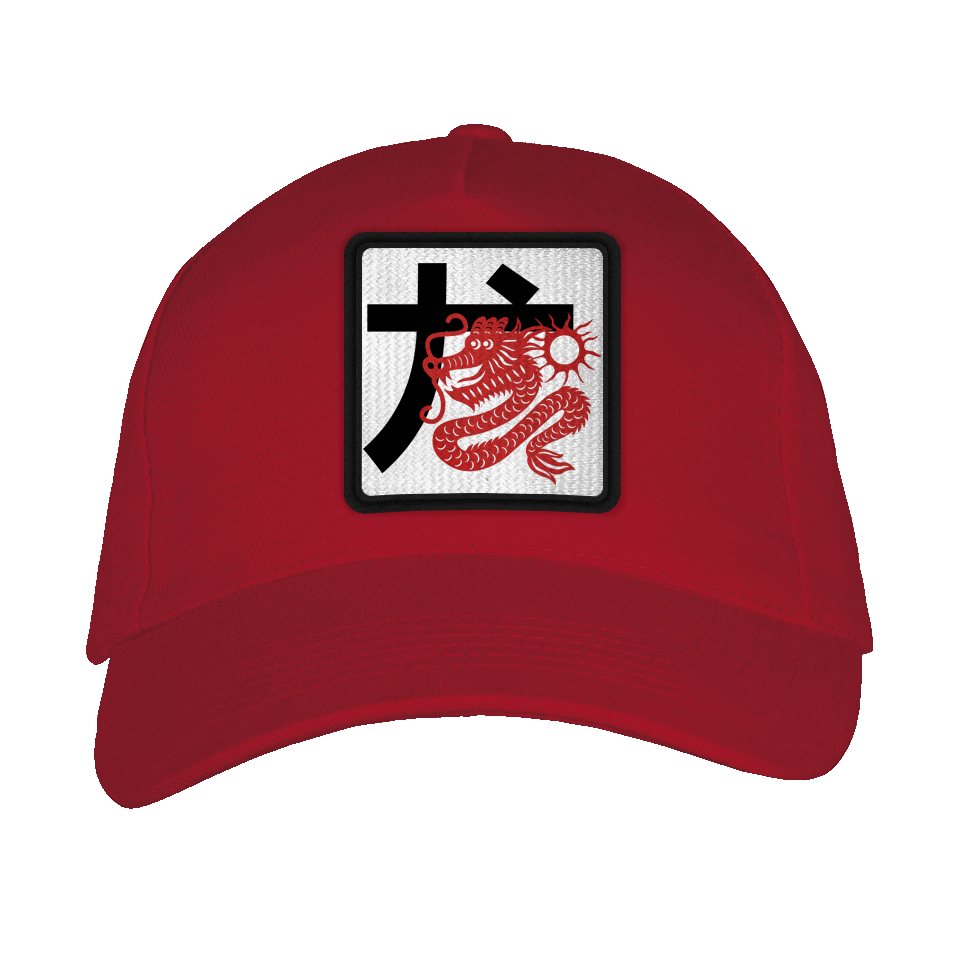 Gorra adulto con parche Año del Dragón
