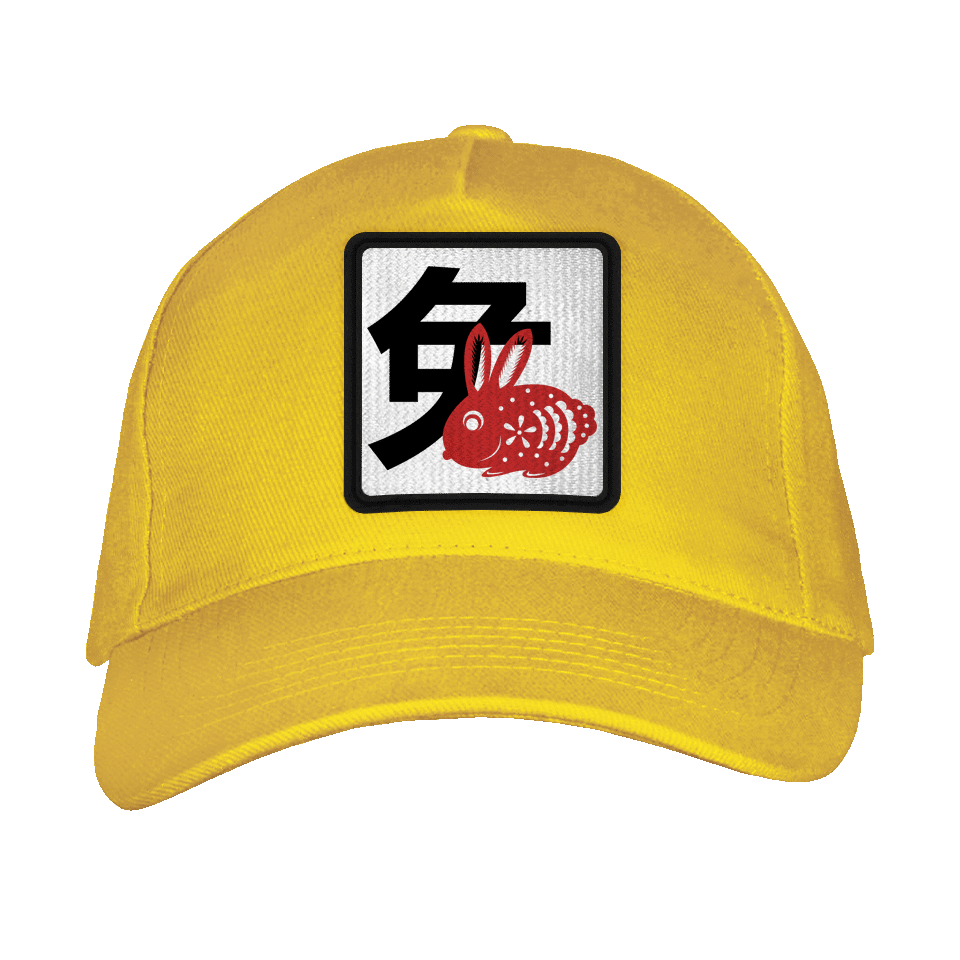 Gorra adulto con parche Año del Conejo