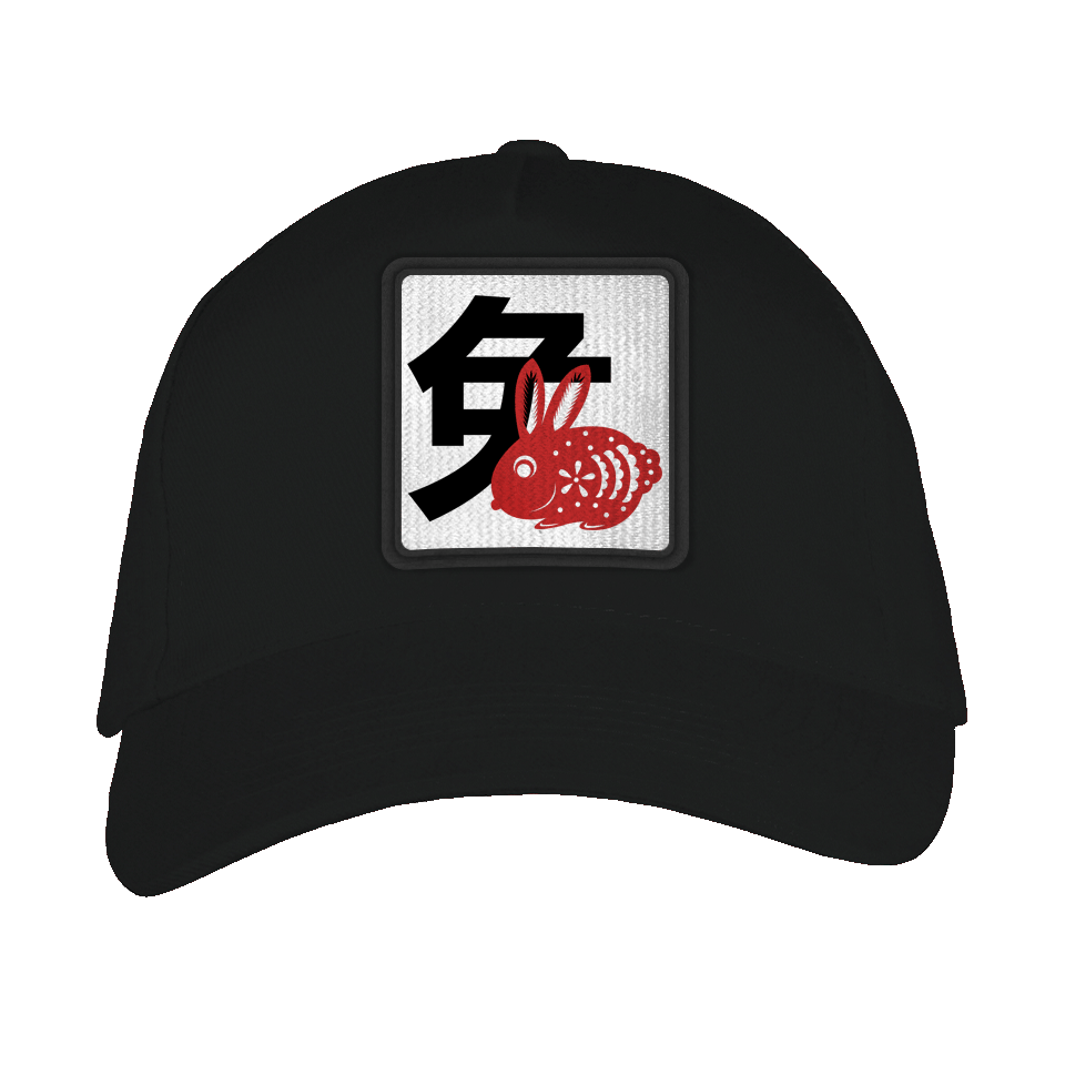 Gorra adulto con parche Año del Conejo