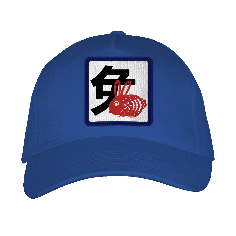 Gorra adulto con parche Año del Conejo