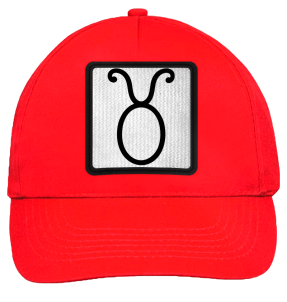 Gorra infantil con parche Símbolo Tauro