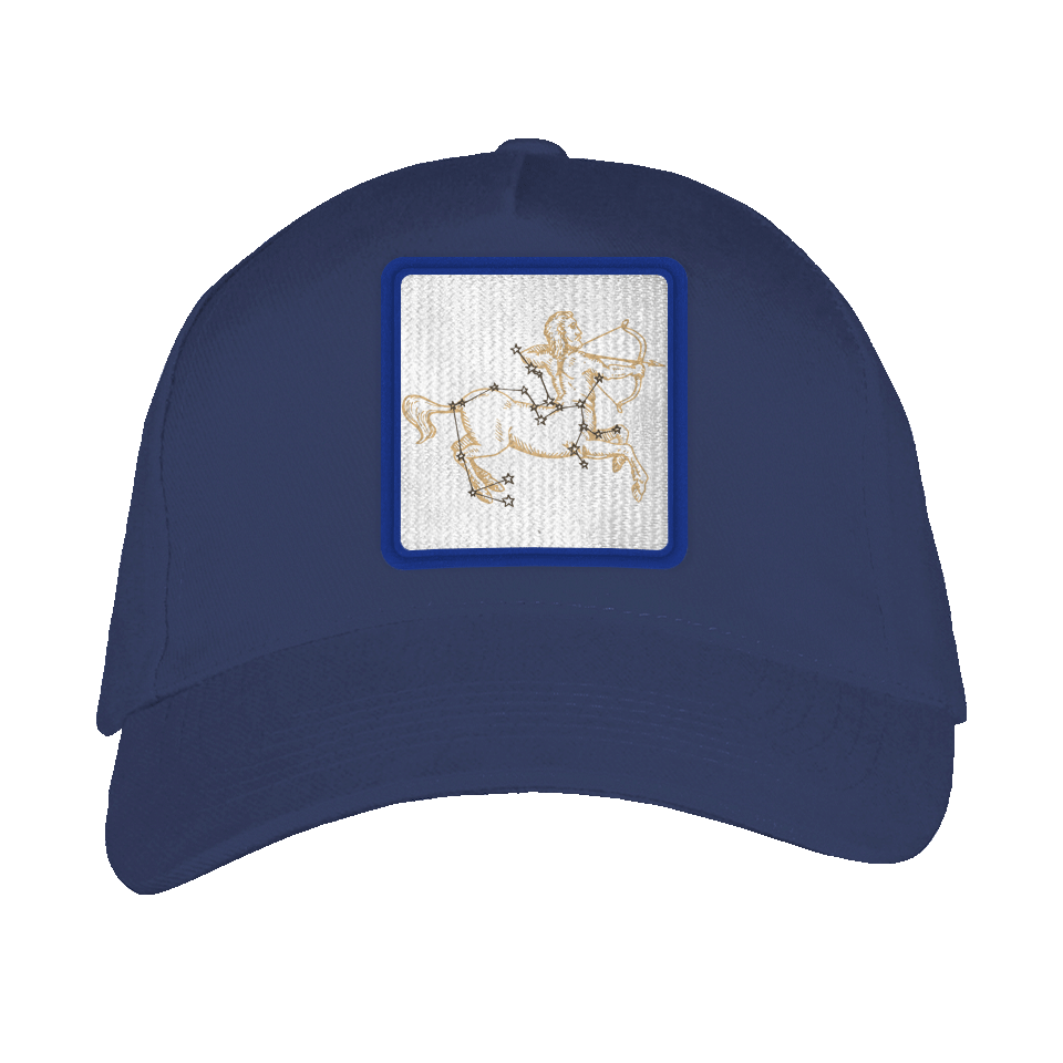 Gorra adulto con parche Constelación Sagitario