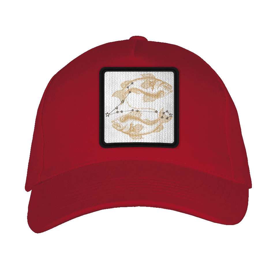 Gorra adulto con parche Constelación Piscis