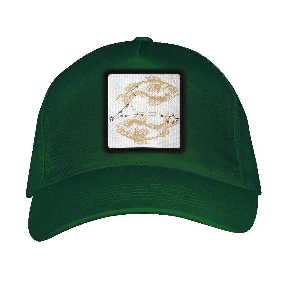 Gorra adulto con parche Constelación Piscis