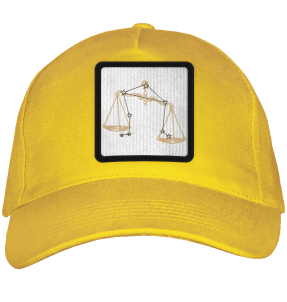 Gorra adulto con parche Constelación Libra