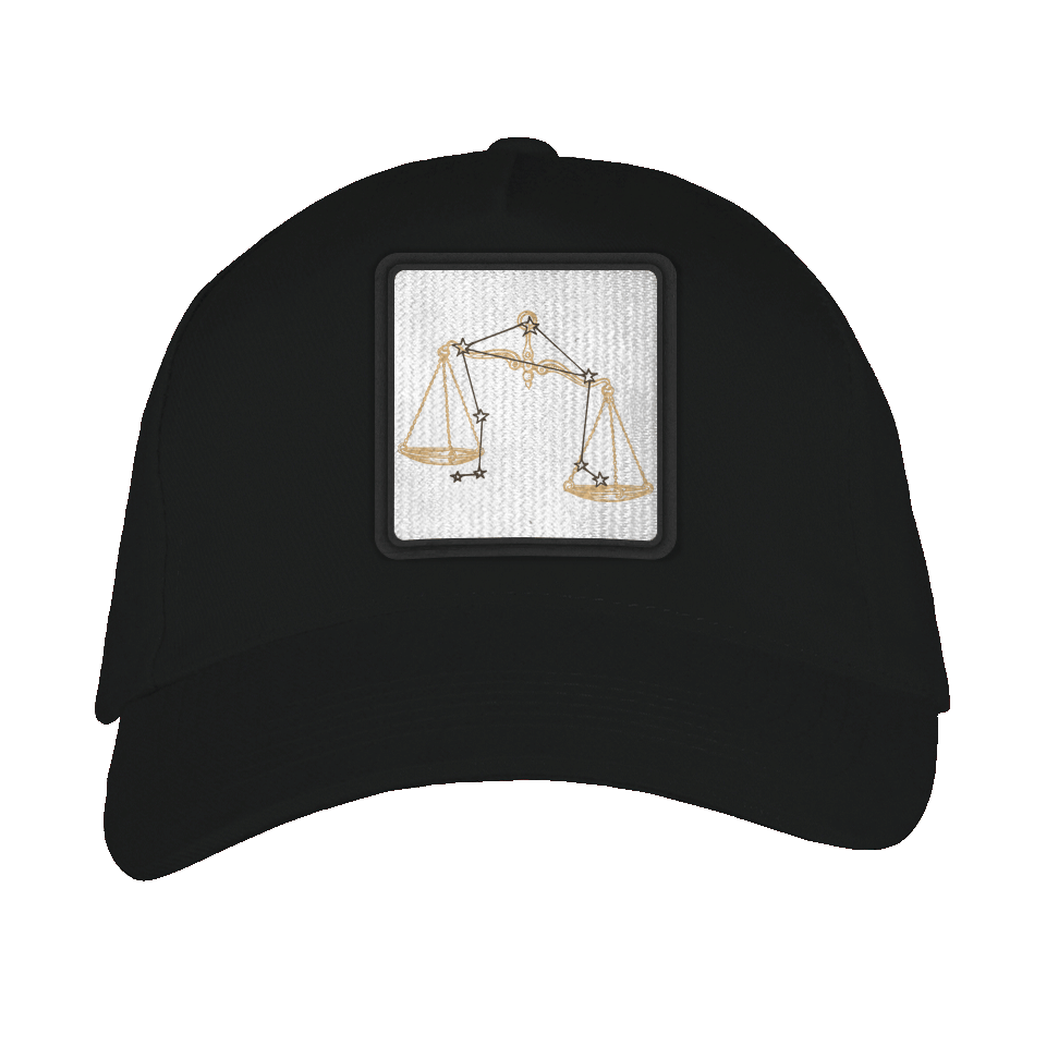 Gorra adulto con parche Constelación Libra