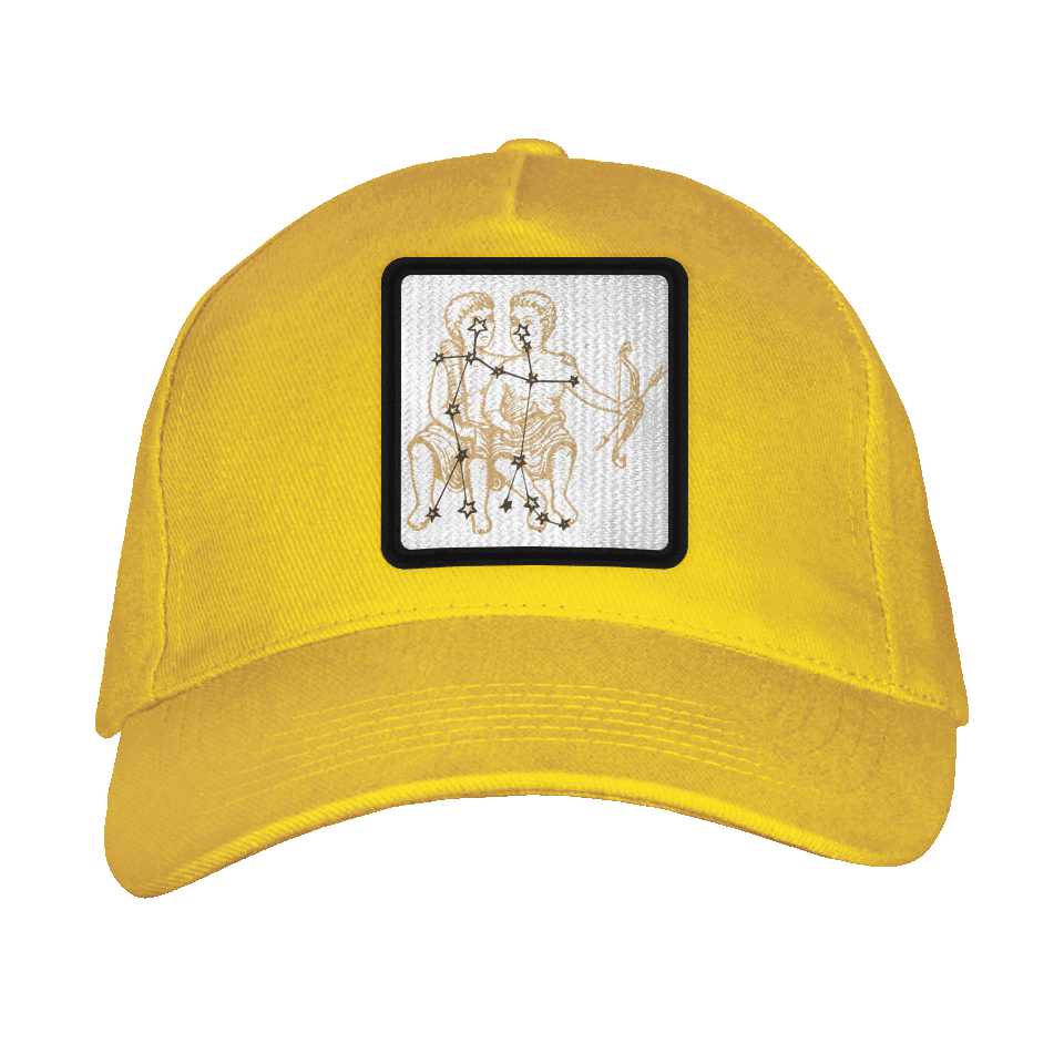 Gorra adulto con parche Constelación Géminis