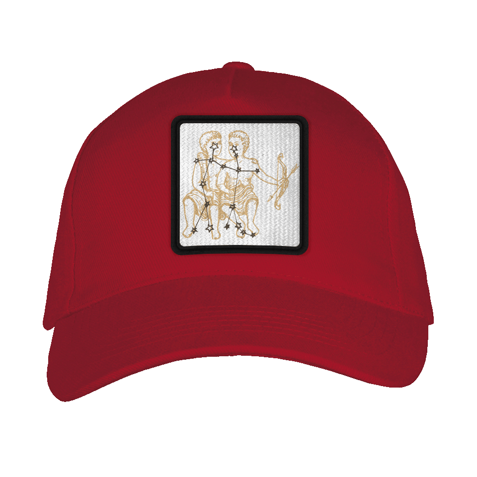 Gorra adulto con parche Constelación Géminis