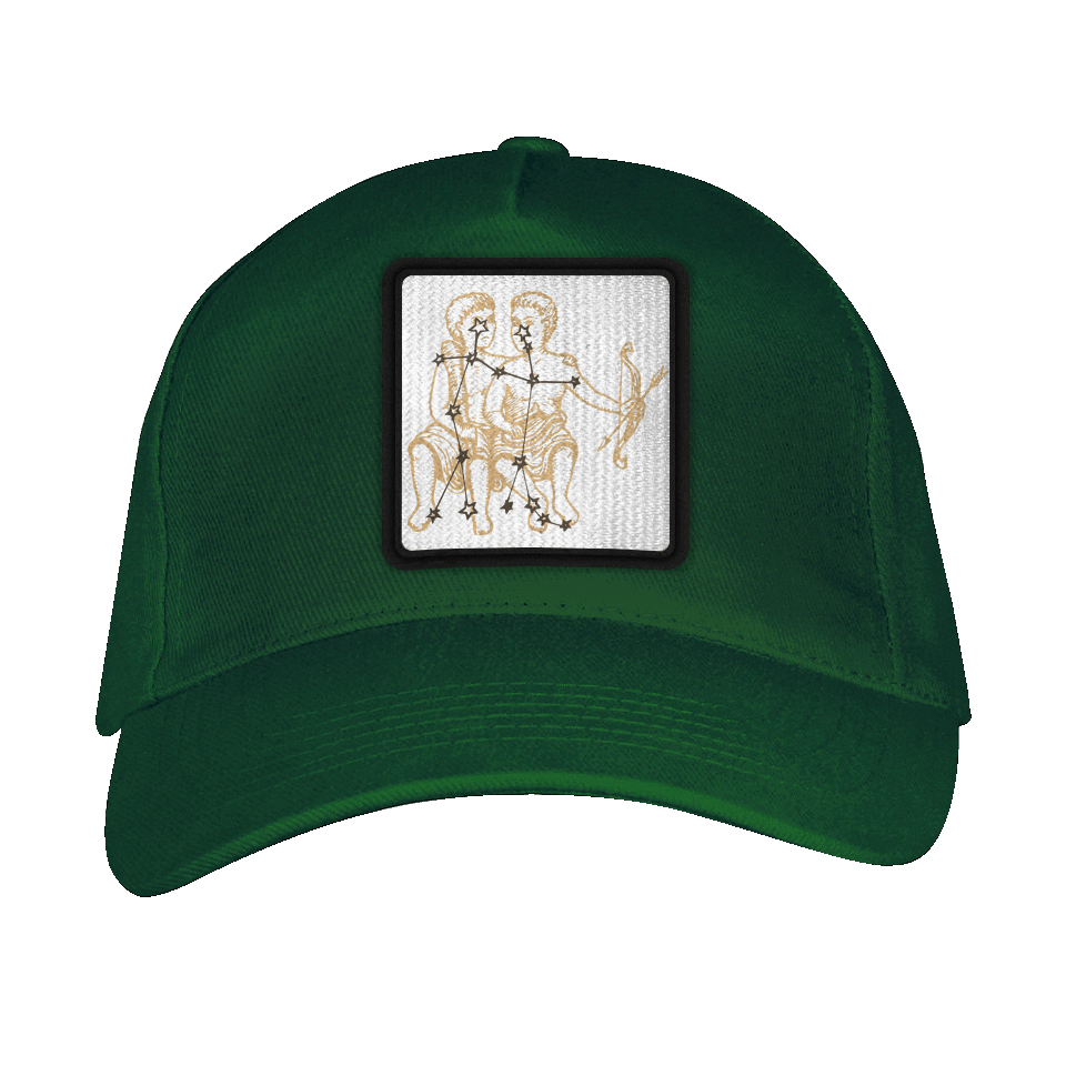 Gorra adulto con parche Constelación Géminis