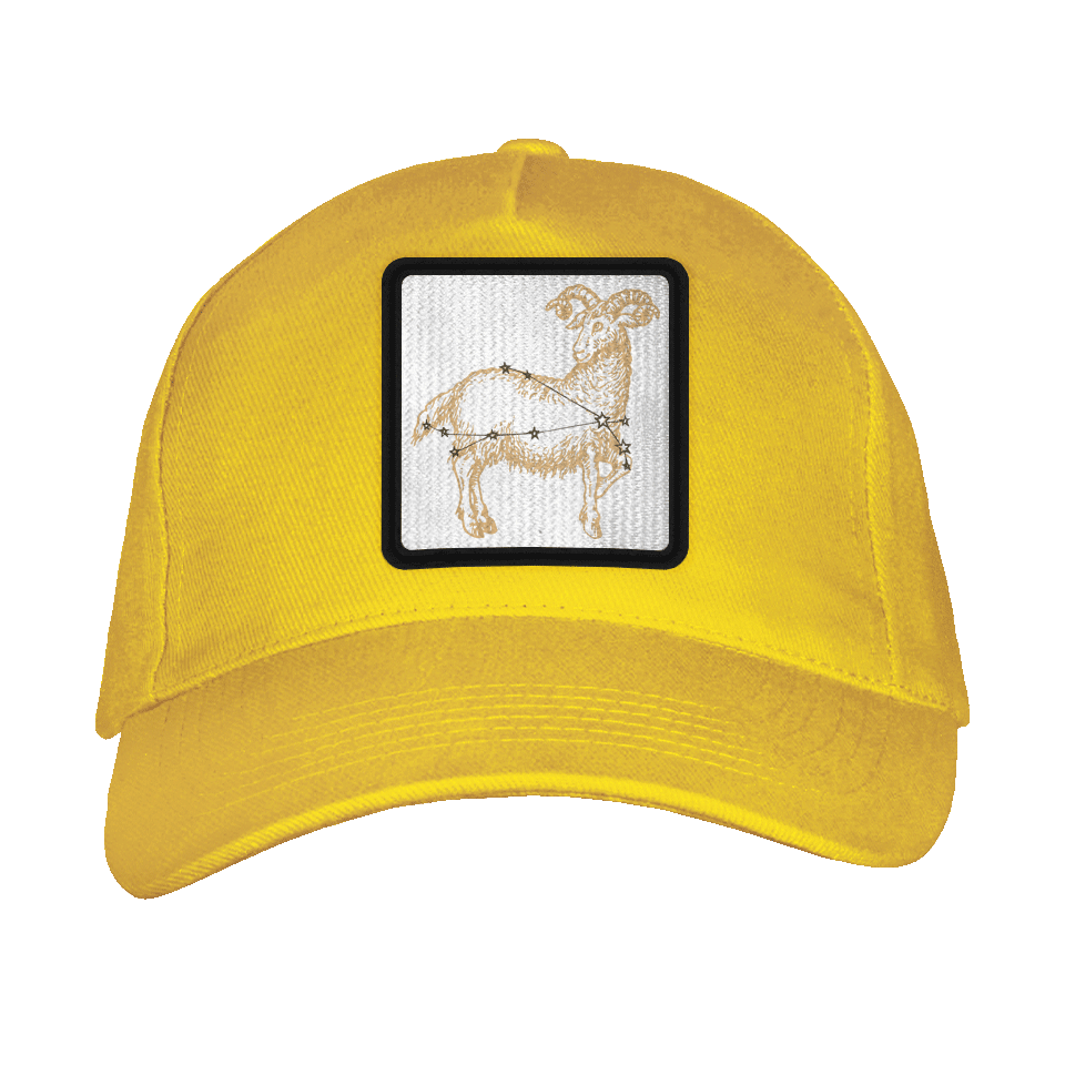 Gorra adulto con parche Constelación Aries