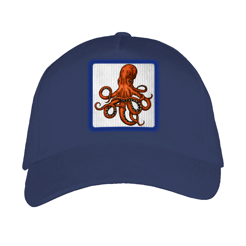 Gorra adulto con parche Pulpo