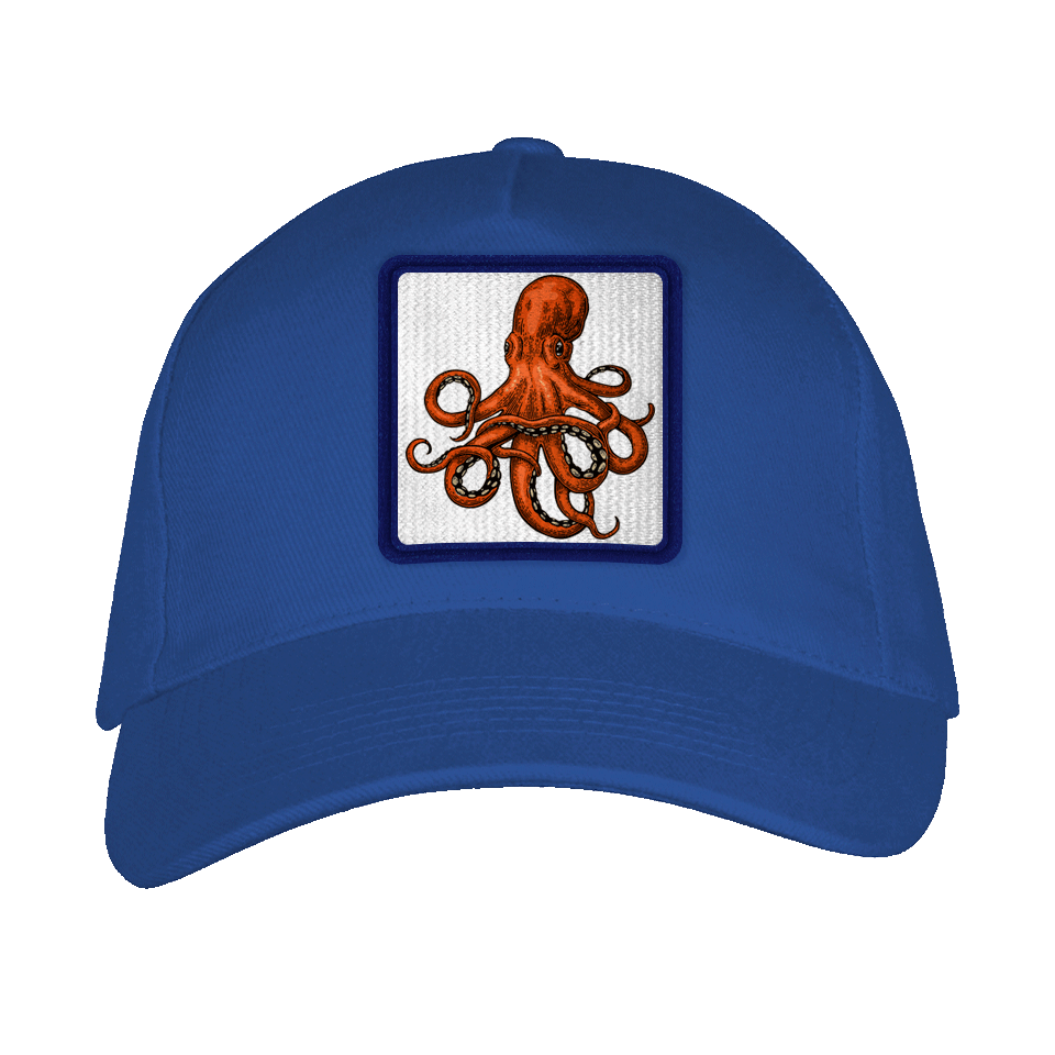 Gorra adulto con parche Pulpo