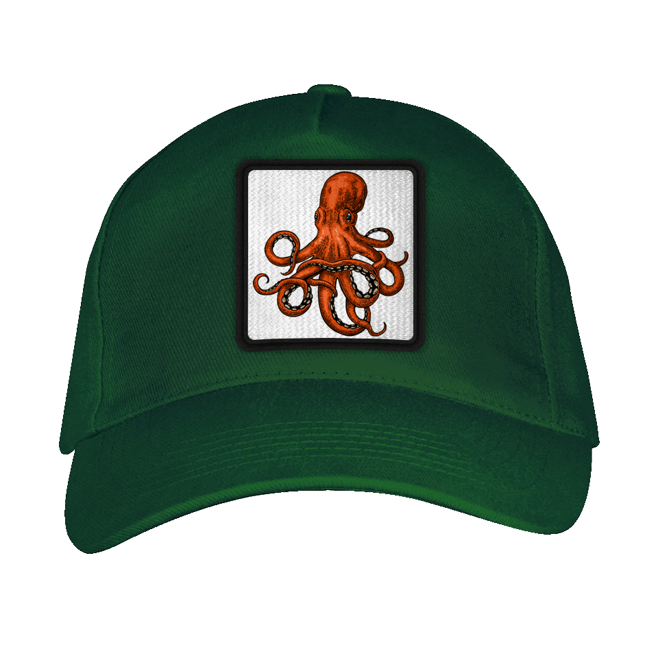Gorra adulto con parche Pulpo