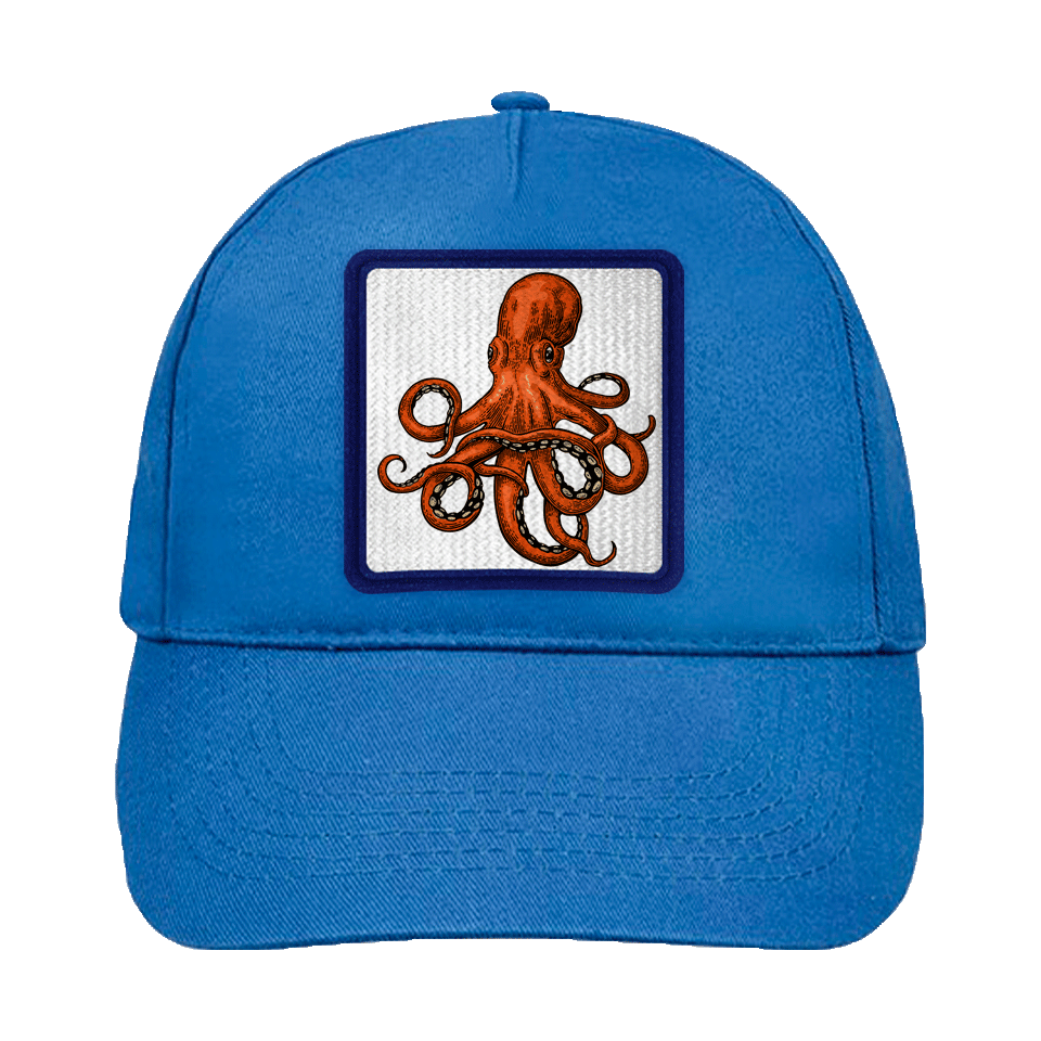 Gorra infantil con parche Pulpo