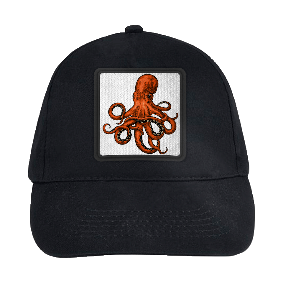 Gorra infantil con parche Pulpo