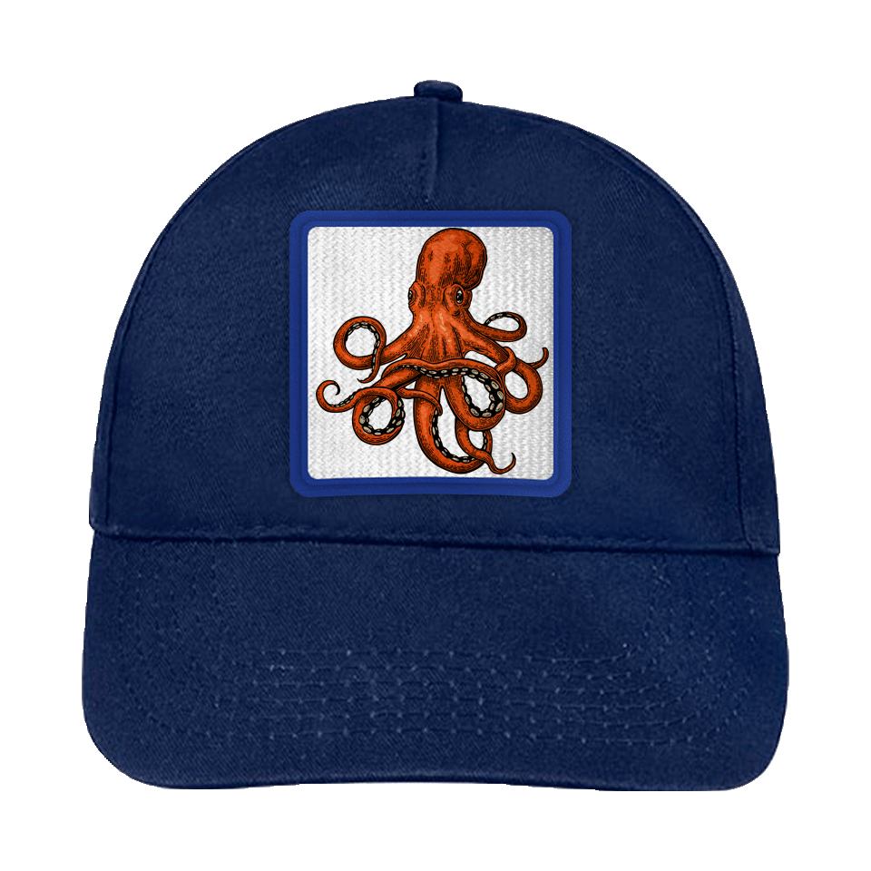 Gorra infantil con parche Pulpo