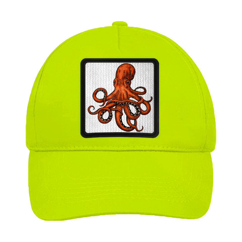Gorra infantil con parche Pulpo
