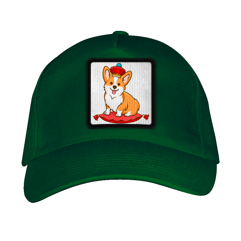 Gorra adulto con parche Rey Corgi