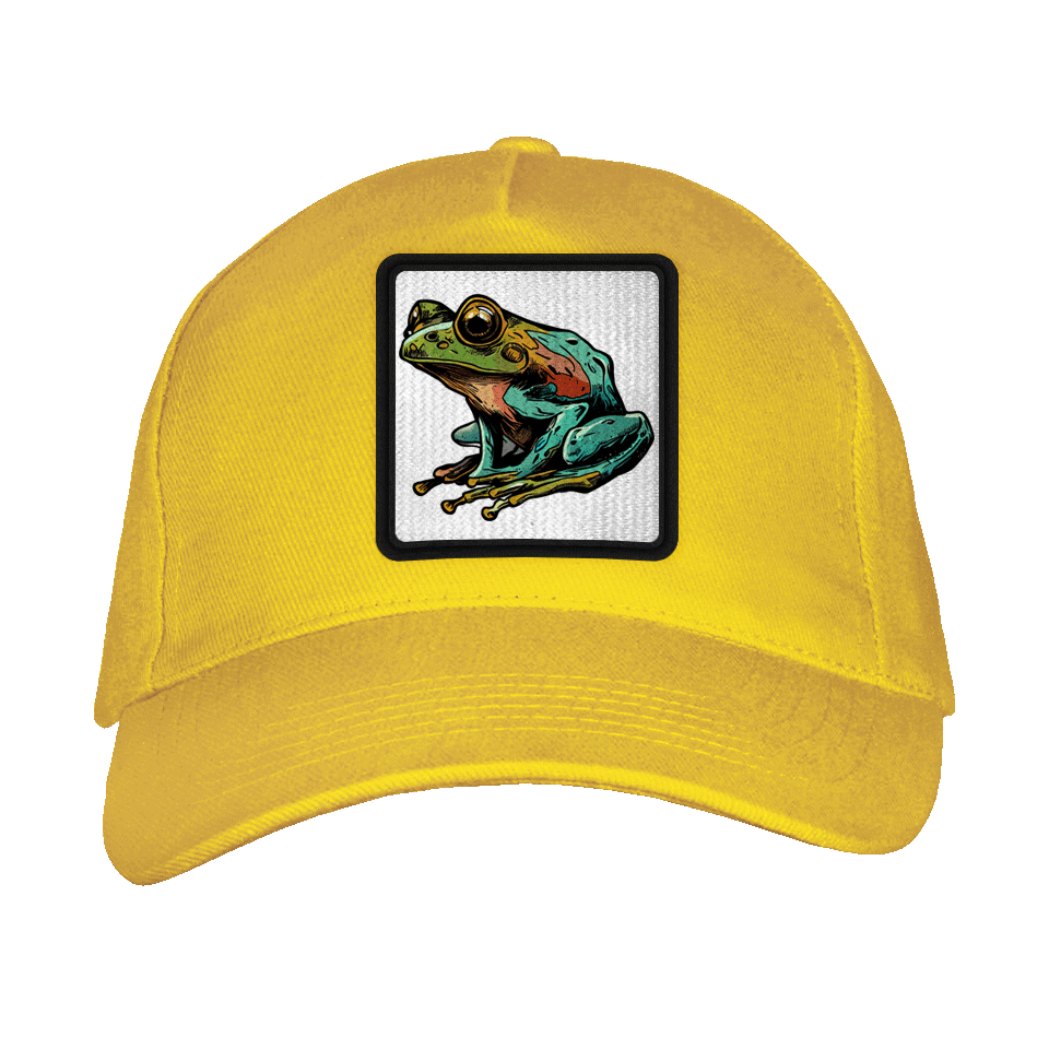 Gorra adulto con parche Rana