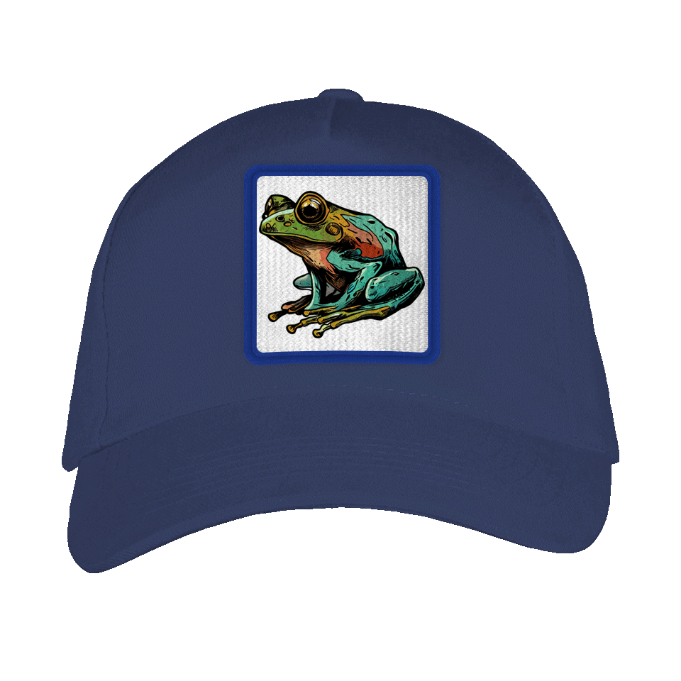 Gorra adulto con parche Rana