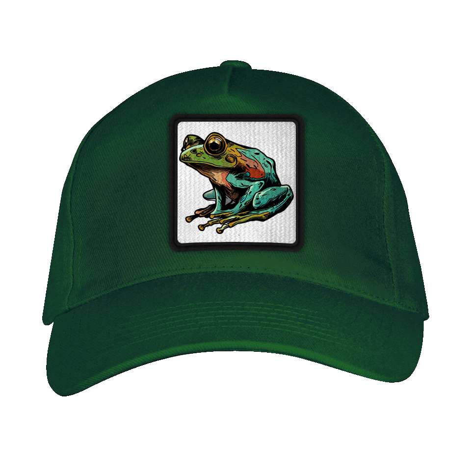 Gorra adulto con parche Rana
