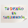 Aplicación de sublimación rectangular personalizada