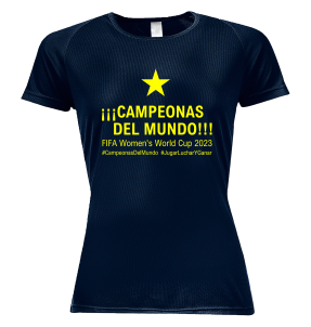 Camiseta poliéster mujer Campeonas Del Mundo 2023