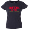 Camiseta algodón mujer Campeonas Del Mundo
