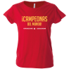 Camiseta algodón mujer Campeonas Del Mundo